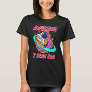 Camiseta Astronauta De Space Boy A 7 Años De Nacimiento
