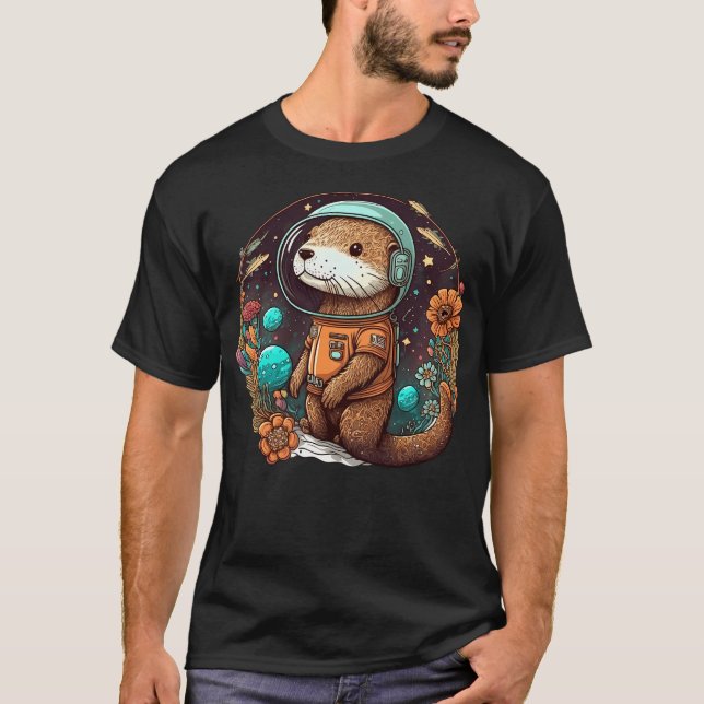 Camiseta Astronauta de Space Otter (Anverso)