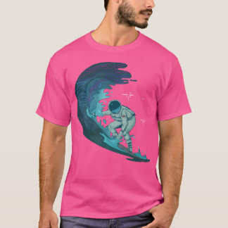 Camiseta Astronauta de Surfing Espacial