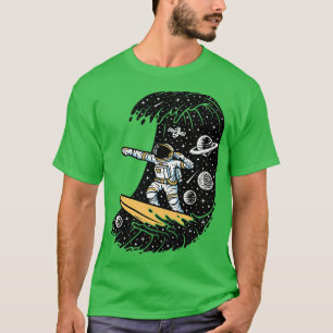 Camiseta Astronauta de Surfing Espacial