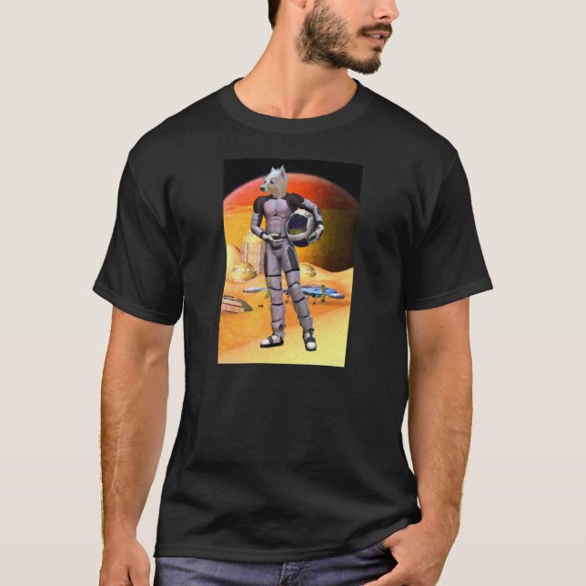 Camiseta Astronauta de Terrier (Anverso)