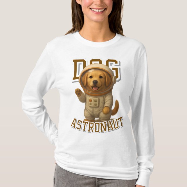 Camiseta Astronauta de Unisex recuperadora de oro (Anverso)