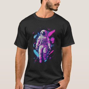 Camiseta Astronauta de vaporwave estético Spaceman Gra