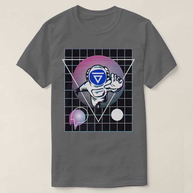 Camiseta Astronauta de Velas  (Diseño del anverso)