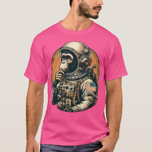 Camiseta Astronauta de viajes espaciales arte gráfico de mo