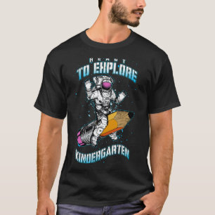 Camiseta Astronauta De Vuelta A La Escuela Preparada Para E