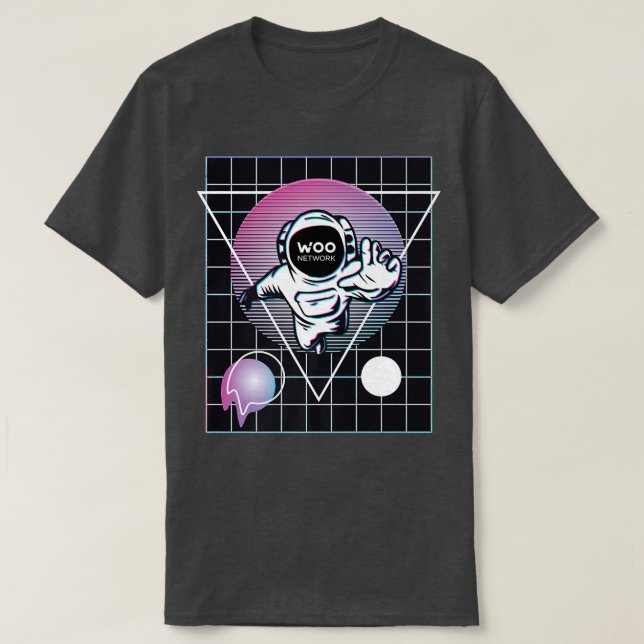 Camiseta Astronauta de Woo Network (Diseño del anverso)