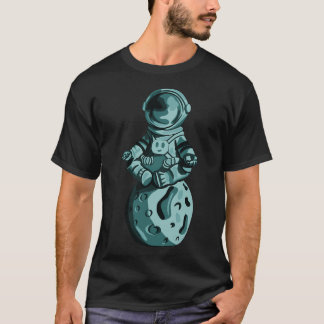 Camiseta Astronauta de yoga. Meditación Zen Starman
