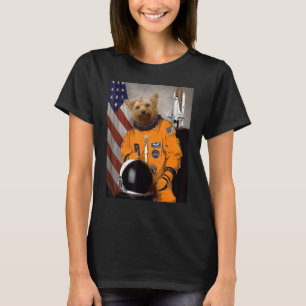 Camiseta Astronauta de Yorkshire Terrier Yorkie Orgulloso P