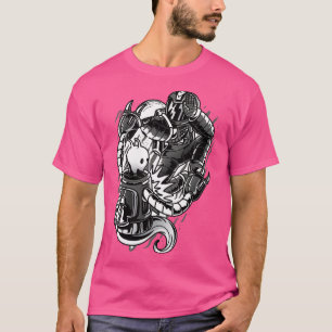 Camiseta Astronauta del BJJ Tee Flying Armbar Jiu Jitsu