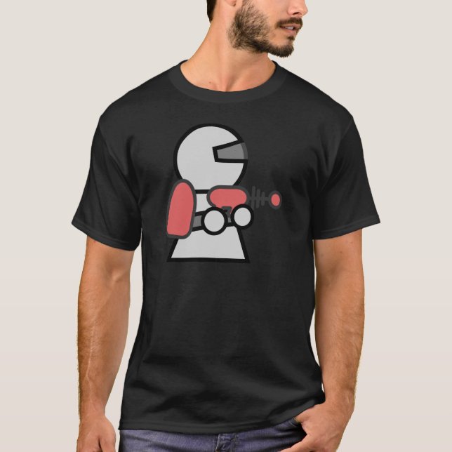 Camiseta Astronauta del dibujo animado (Anverso)