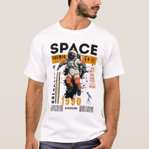 Camiseta "Astronauta del Espacio Cósmico Galaxia Expuesta 1