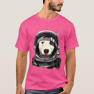 Camiseta Astronauta del espacio exterior Bull Terrier Bully