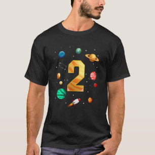 Camiseta Astronauta del espacio exterior niño de 2 años