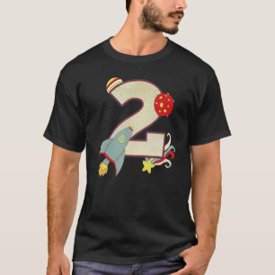 Camiseta Astronauta del espacio exterior niño de 2 años