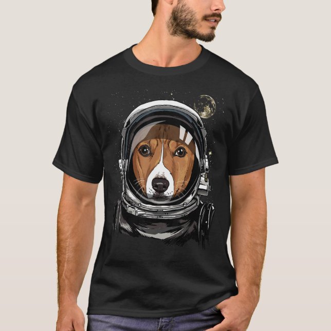 Camiseta Astronauta del espacio ultraterrestre Africano Bas (Anverso)