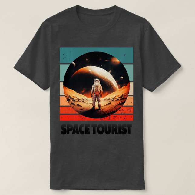 Camiseta Astronauta del espacio ultraterrestre con nutrient (Diseño del anverso)