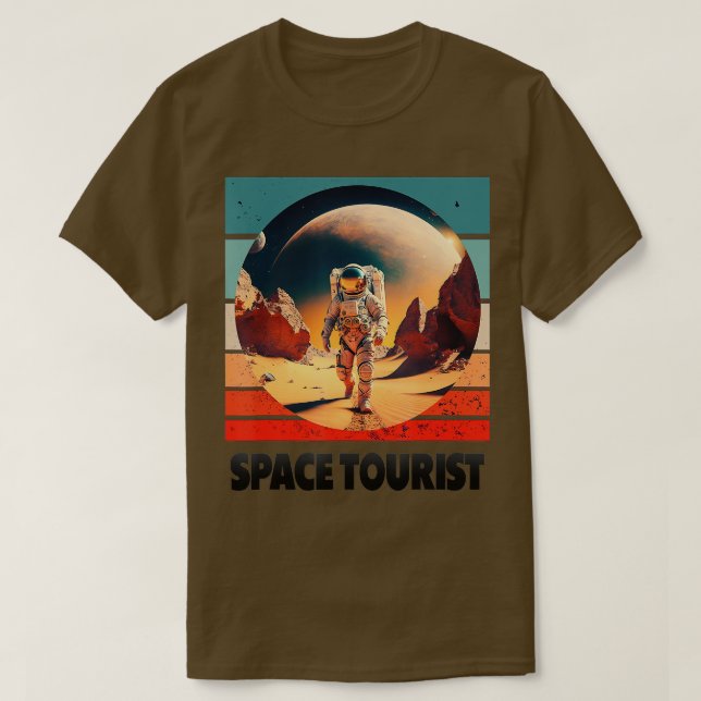 Camiseta Astronauta del espacio ultraterrestre con nutrient (Diseño del anverso)