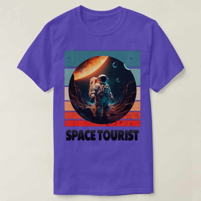 Camiseta Astronauta del espacio ultraterrestre con nutrient (Diseño del anverso)