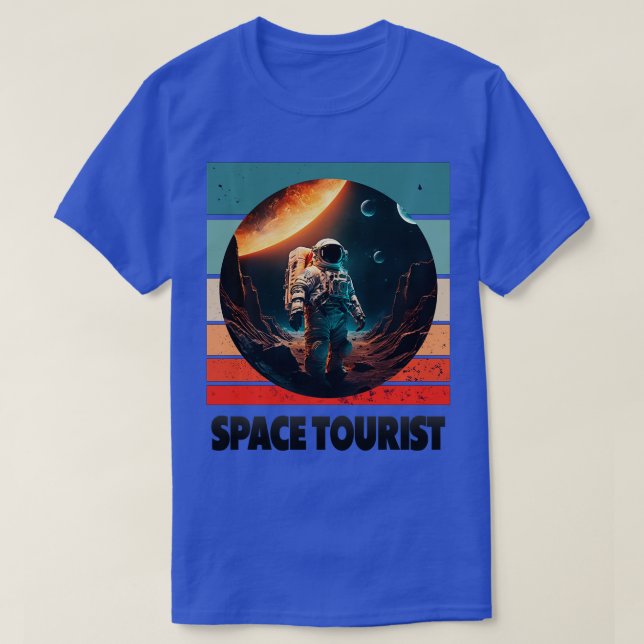 Camiseta Astronauta del espacio ultraterrestre con nutrient (Diseño del anverso)