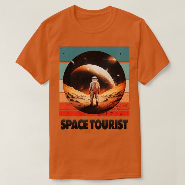 Camiseta Astronauta del espacio ultraterrestre con nutrient (Diseño del anverso)