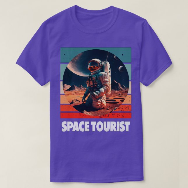 Camiseta Astronauta del espacio ultraterrestre con nutrient (Diseño del anverso)