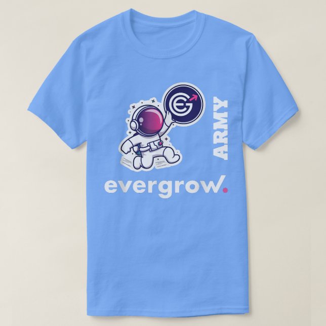 Camiseta Astronauta del Evergrew Army (Diseño del anverso)