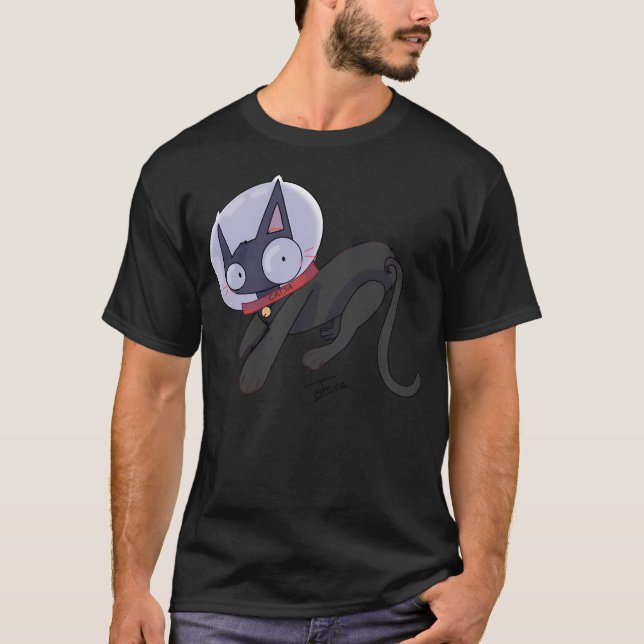 Camiseta Astronauta del gato (Anverso)