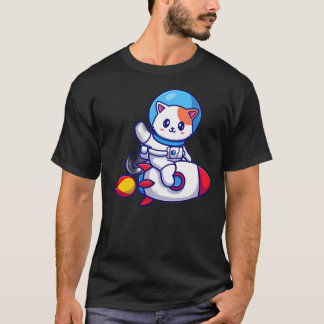Camiseta Astronauta del gato