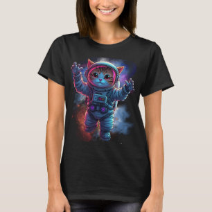 Camiseta Astronauta del gato