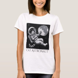 Camiseta Astronauta del gato