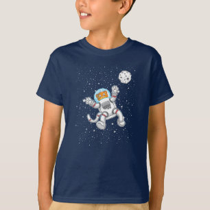 Camiseta Astronauta del gato en el espacio Suit Funny Astro