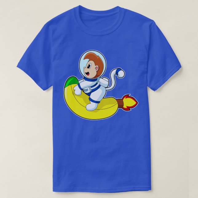 Camiseta Astronauta del mono bananero (Diseño del anverso)
