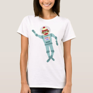 Camiseta Astronauta del mono del calcetín