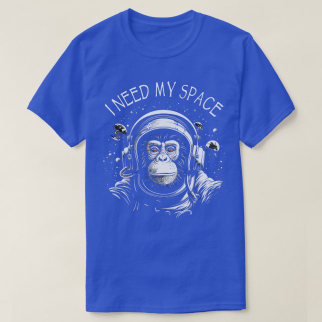 Camiseta Astronauta del mono espacial Ape Chimp (Diseño del anverso)