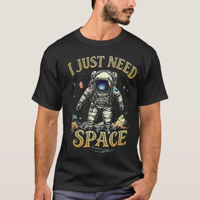 Camiseta Astronauta divertida (Anverso)
