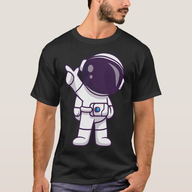 Camiseta Astronauta divertida (Anverso)