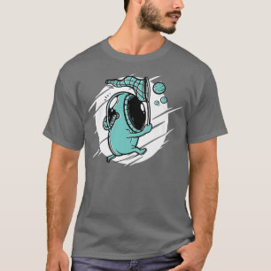 Camiseta Astronauta divertida atrapando planetas