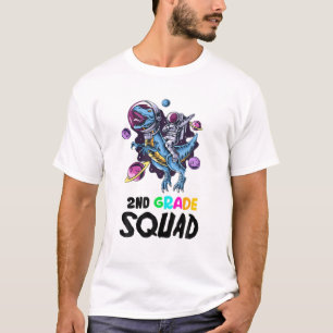 Camiseta Astronauta divertida de 2º Grado SQUAD monta a pro