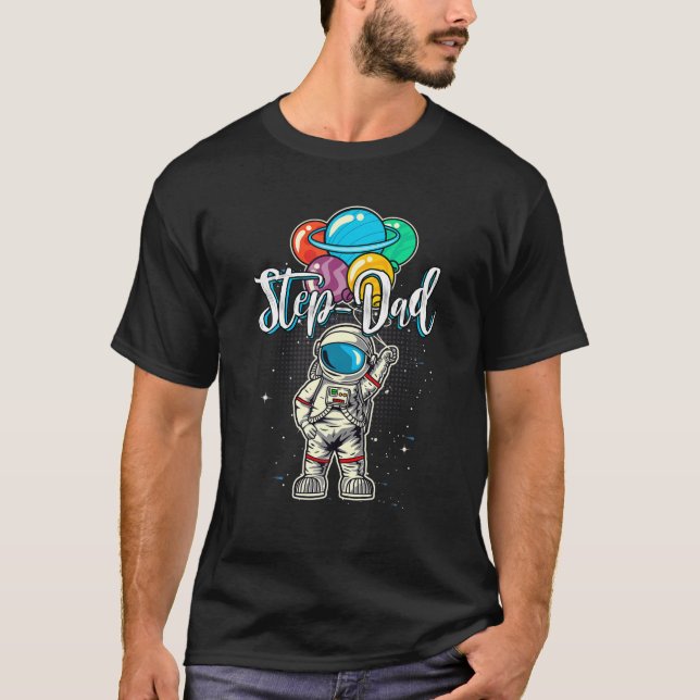 Camiseta Astronauta divertida de cumpleaños en el espacio r (Anverso)