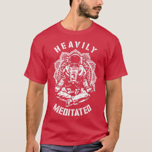 Camiseta Astronauta divertida de yoga espiritual muy medita