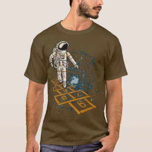 Camiseta Astronauta divertida juega de 1 a 9 plazas en