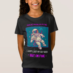 Camiseta Astronauta Divertido Perdido En El Espacio Estoy B
