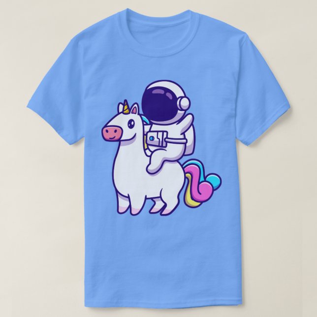 Camiseta Astronauta educada montando Personalizado de cabal (Diseño del anverso)
