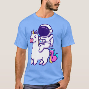 Camiseta Astronauta educada montando Personalizado de cabal