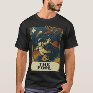 Camiseta Astronauta El Loco Astronomía Tarot Carta Leer Bru