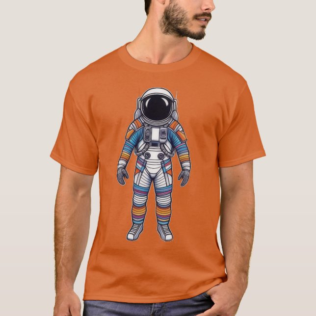 Camiseta Astronauta elegante (Anverso)