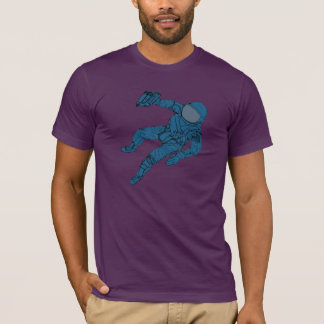 Camiseta Astronauta en azul