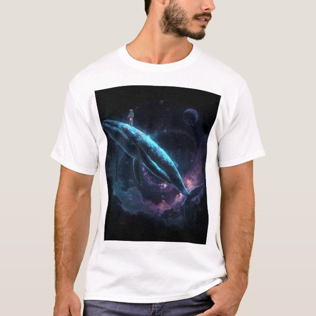 Camiseta Astronauta en ballena (Anverso)