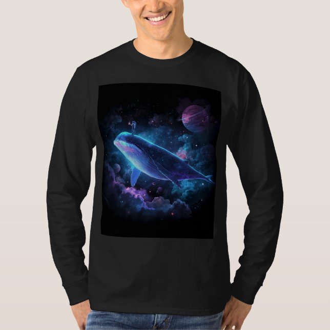 Camiseta Astronauta en ballena (Anverso)